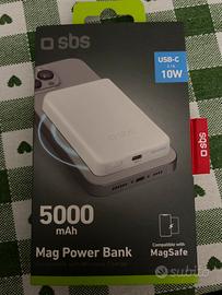 Power Bank Magnetico SBS 5000 mAh  NUOVO