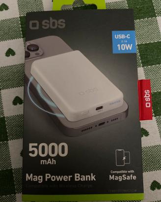 Power Bank Magnetico SBS 5000 mAh  NUOVO