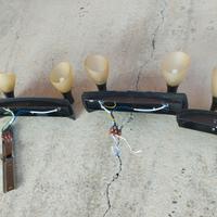 Tre (3) Applique in vetro da parete