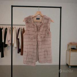 Gilet in ecopelliccia MOTIVI rosa cipria