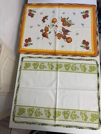 Set 2 tovagliette NUOVE da cucina con uncinetto