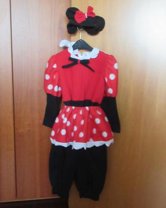 costume carnevale minnie