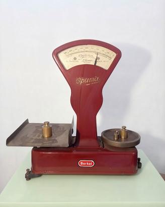 Bilancia vintage Optima Torino 15 Kg del 1950
