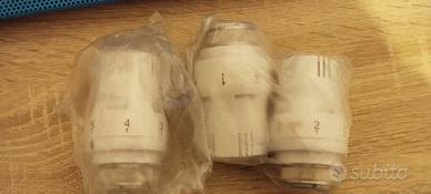 3 valvole termostatiche - contabilizzatore
