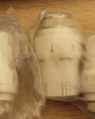 3 valvole termostatiche - contabilizzatore