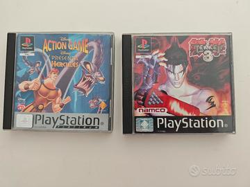 Hercules e Tekken 3 per ps1