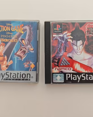 Hercules e Tekken 3 per ps1