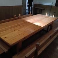 Tavolo e Panche in legno