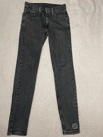 Jeans Levi's 519 Hi-Ball grigi skinny, Vintage