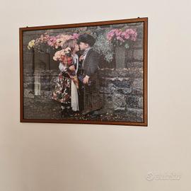 Quadro puzzle romantico