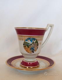 Set da collezione vintage in porcellana decorato