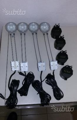 Kit faretti 12 volts per arredamento biblioteca