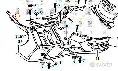 Pavimento SYM FIDDLE II 50 / 125 / 150 nero