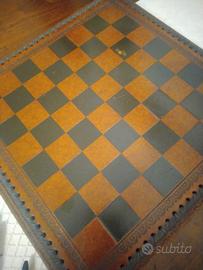 Scacchiera vintage in cuoio