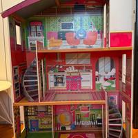 Casetta bambole in legno