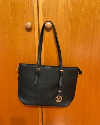 Borsa nera in ecopelle