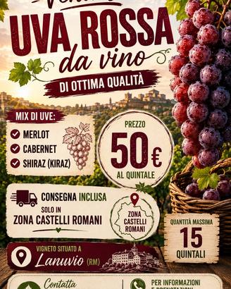 Uva da vino rossa