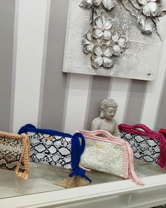 pochette leopardata handmade 