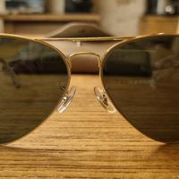 Rayban aviator gold