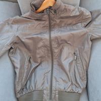 Giacca a vento scaccia acqua verde