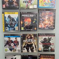 12 giochi playStation 3 mincraft- tomb rider..