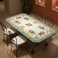 Tavolo Pietra Lavica 200x100 Angoli Sagomati