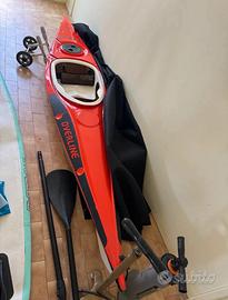 Kayak Canoa Tikit Overline in vetroresina