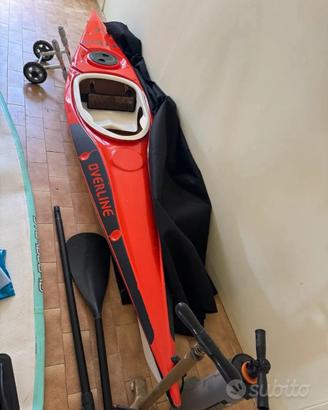 Kayak Canoa Tikit Overline in vetroresina