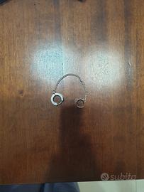 Orecchino Unisex a 2 pezzi con Catena