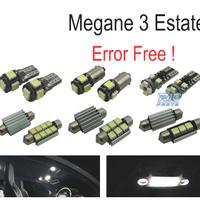 KIT 15 LAMPADE LED INTERNE PER RENAULT MEGANE III 