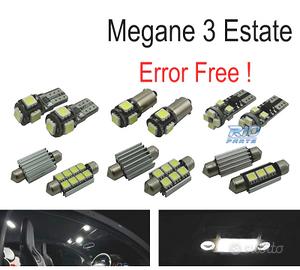 KIT 15 LAMPADE LED INTERNE PER RENAULT MEGANE III 