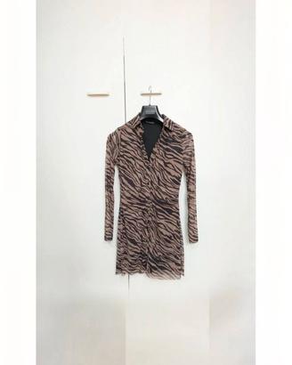 Vestito camicia Stradivarius con fantasia zebra.
