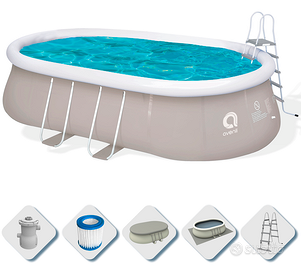 PISCINA OVALE 504x260xh.106cm