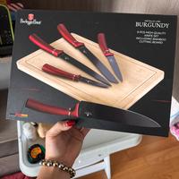 Set coltelli con tagliere