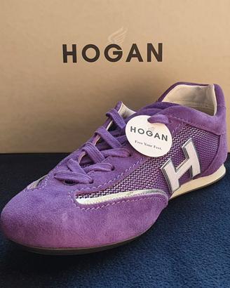 HOGAN OLYMPIA N37, VIOLA CAMOSCIO DONNA ComeNuove