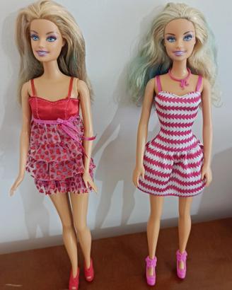 lotto 2 Barbie mattel vestite 