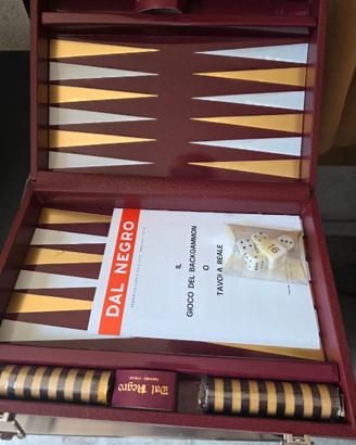 set da Backgammon (Tavola Reale) della Dal Negro