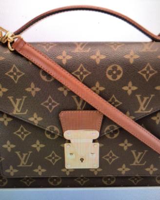 Louis vuitton borsa pouchette monceau metis