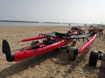 Hobie trimarano tandem island