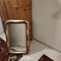 Specchio fine 800 a foglia dorata