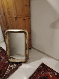 Specchio fine 800 a foglia dorata