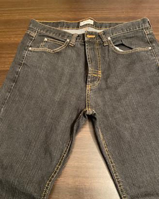 Jeans nero slavato