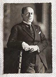 Rara fotografia d'epoca fascista MUSSOLINI giovane