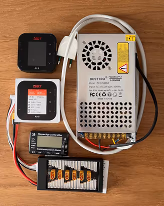 Caricabatterie+Alimentatore+boadXT60+CellMeter-7