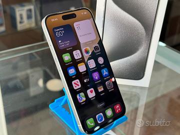 IPHONE 15 PRO 256Gb Bianco Titanio Garantito