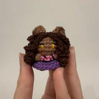 Mini amigurumi Clawdeen - Monster High