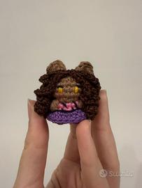 Mini amigurumi Clawdeen - Monster High
