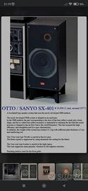 casse acustiche sanyo sx 401 Vintage