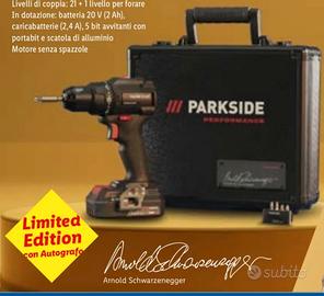trapano avvitatore parkside performance limited ed