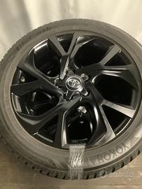 4 GOMME CERCHIE SENSORI PER TOYOTA CHR 225/50R18